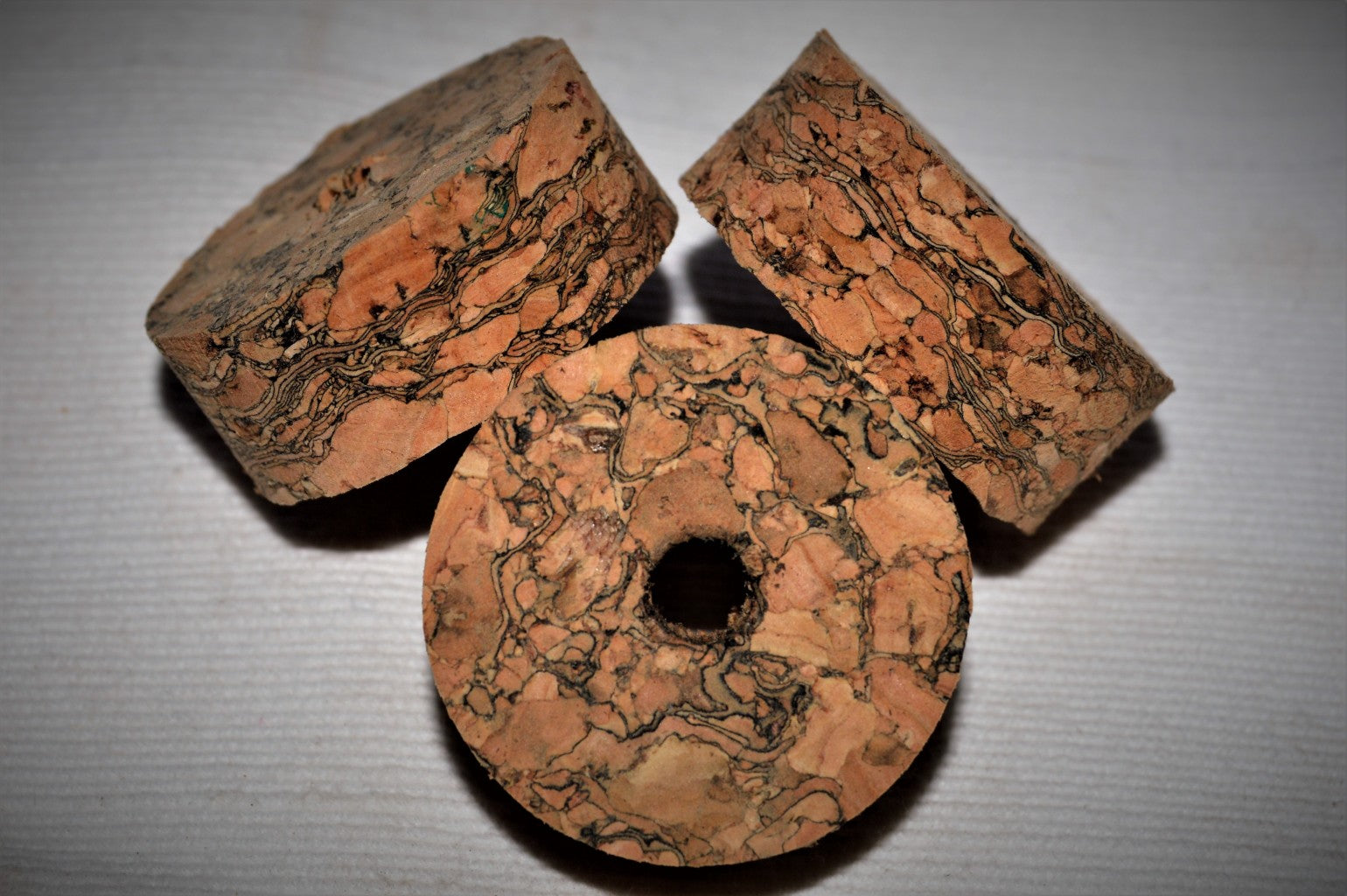 Burl Brown Cork Rings